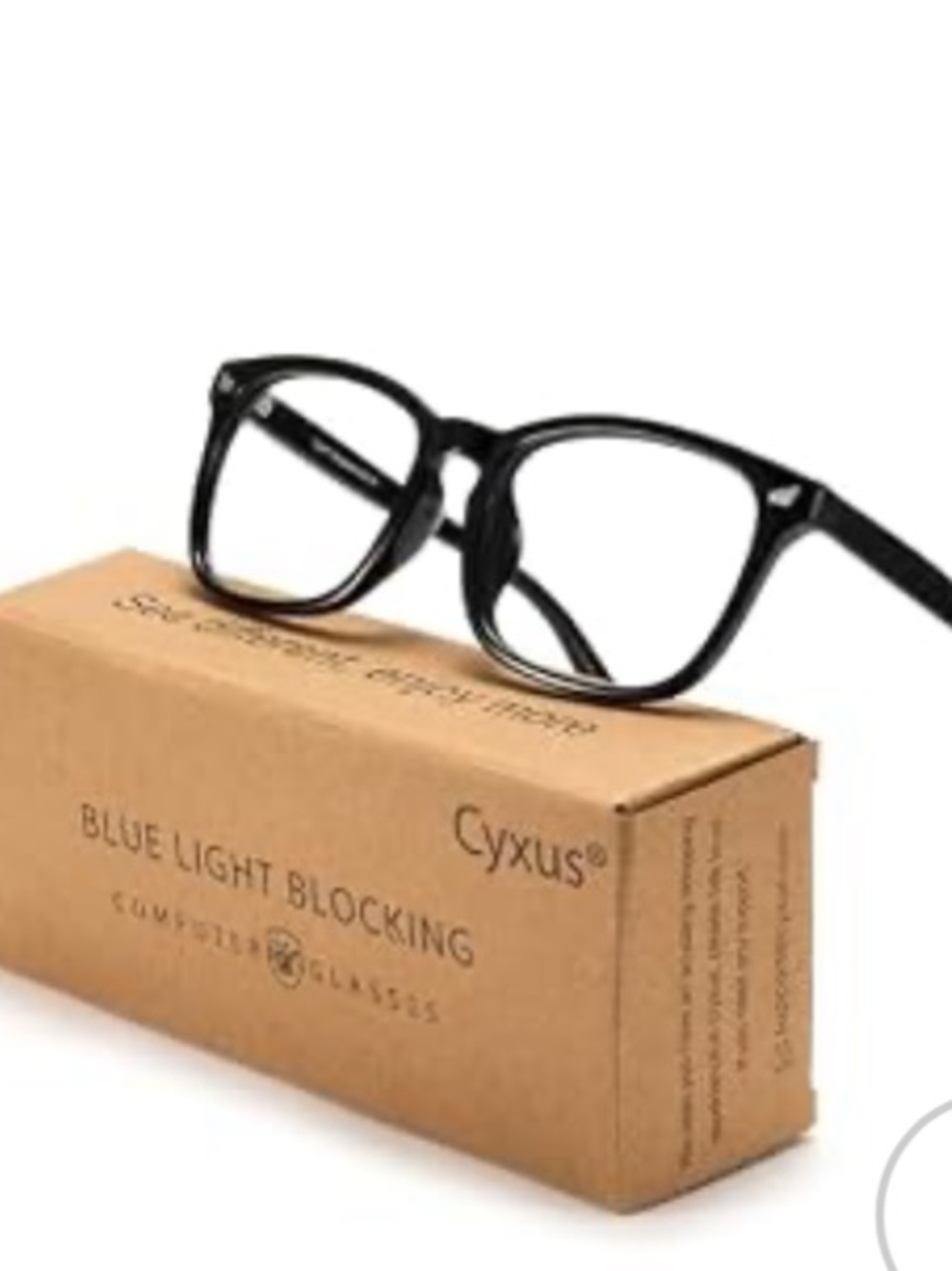 Cyxus Blue Light Glasses Men & Women Blocking UV Anti Eye Fatigue Eyewear